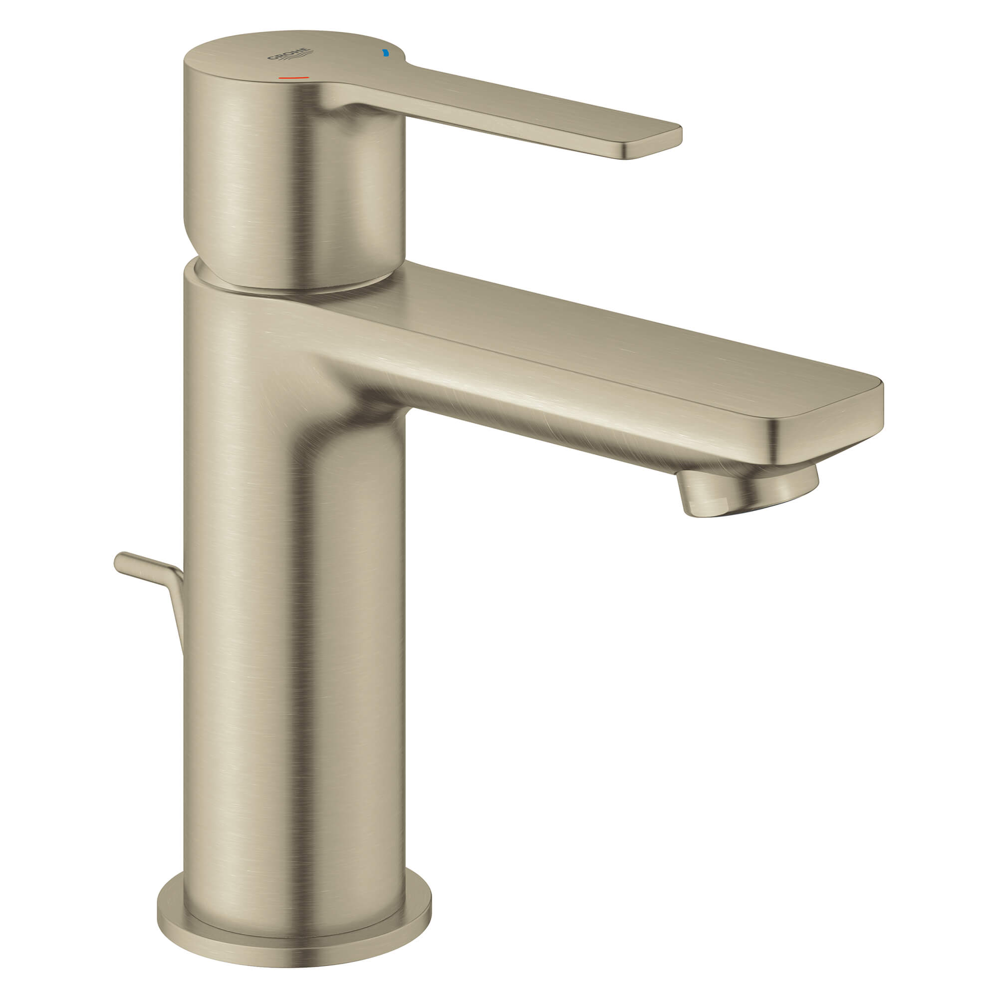 Single Hole Single Handle XS Size Bathroom Faucet 12 GPM GROHE BRUSHED NICKEL
